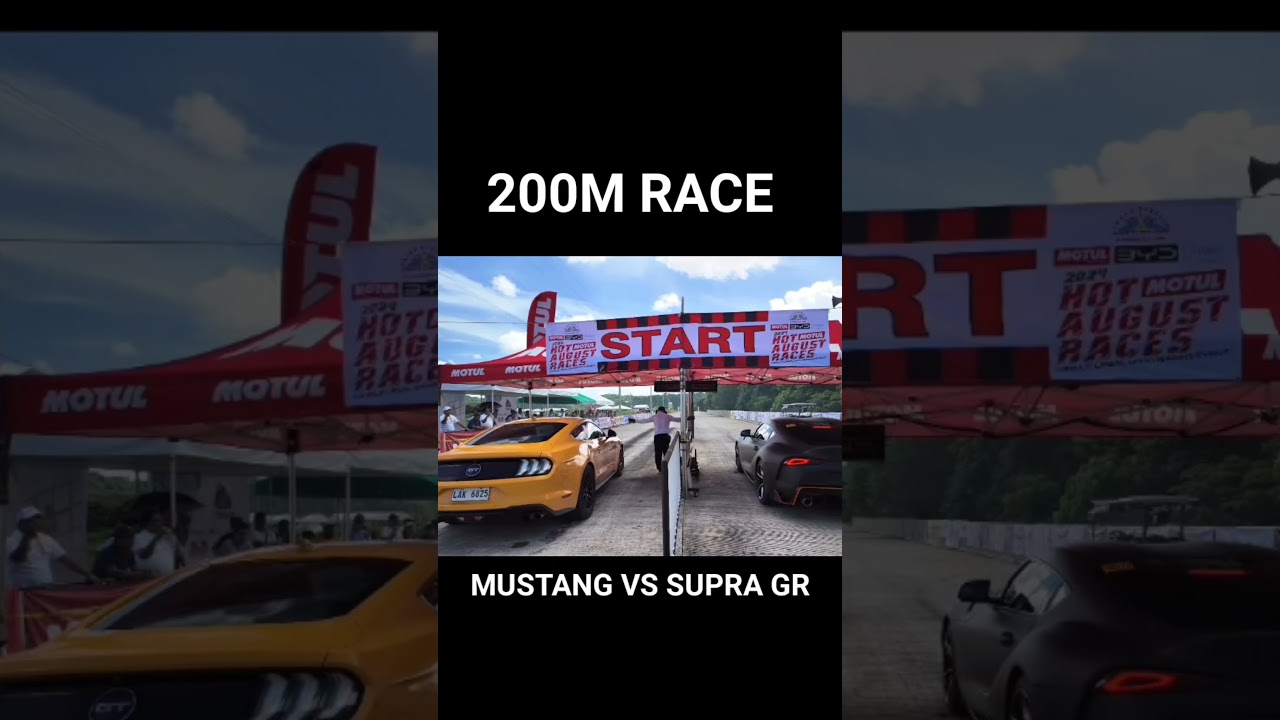 MUSTANG VS SUPRA GR