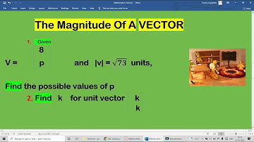 The Magnitude Of A Vector. Vectors In The Plane. Trigonometry. Mathematics. Problem Solution. Darina