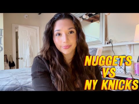 Denver Nuggets Basketball Game + Sports Picks (Nuggets vs. Knicks) |Makeup, OOTD, GRWM