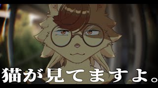 【縦型配信】クリスマスに玄関から人の家を覗く一般猫又配信者【九尾乃猫ブチ/Vtuber】 #shorts