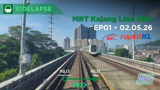 MRT Kajang Line Ridelapse: Muzium Negara to Kajang