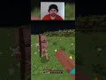 Killing a bedrock skeleton unarmed in minecraft day 91 #shorts #viralshorts