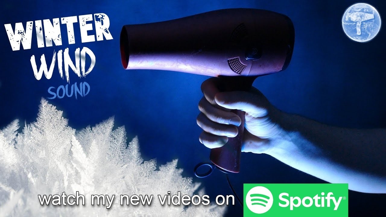 HAIR DRYER and WINTER WIND SOUND N°1, Un momento de paz con este sonido de SECADOR DE PELO