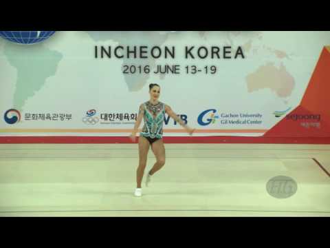 NATELLA Sara (ITA) - 2016 Aerobic Worlds, Incheon (KOR) - Qualifications Individual Women