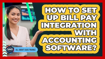 How To Set Up Bill Pay Integration With Accounting Software?