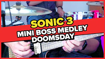 Sonic the Hedgehog 3 Mini Boss themes | Doomsday Zone | Knuckles Theme ROCK COVER GUITAR  FULL BAND