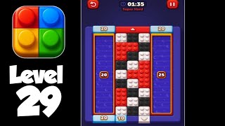Block Out level 29 Super Hard Walkthrough Solution