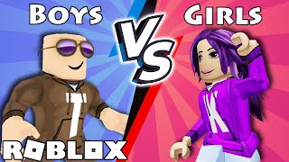 Boys VS Girls in Would You Rather! | Roblox