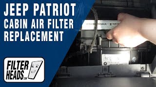 How to Replace Cabin Air Filter Jeep Patriot - YouTube