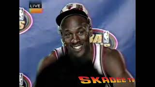 Michael Jordan 4th Championship Postgame Interview Press Conference Chicago Bulls 1996