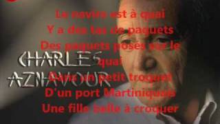 Video thumbnail of "Charles Aznavour - "Me que me que""