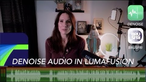 How To Remove Noise From Audio In LumaFusion Using Denoise Or BrusFri