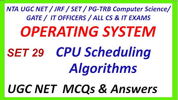 Operating System | CPU Scheduling Algorithms | Types of CPU Scheduling |PG TRB CS |NTA NET CS |Tamil