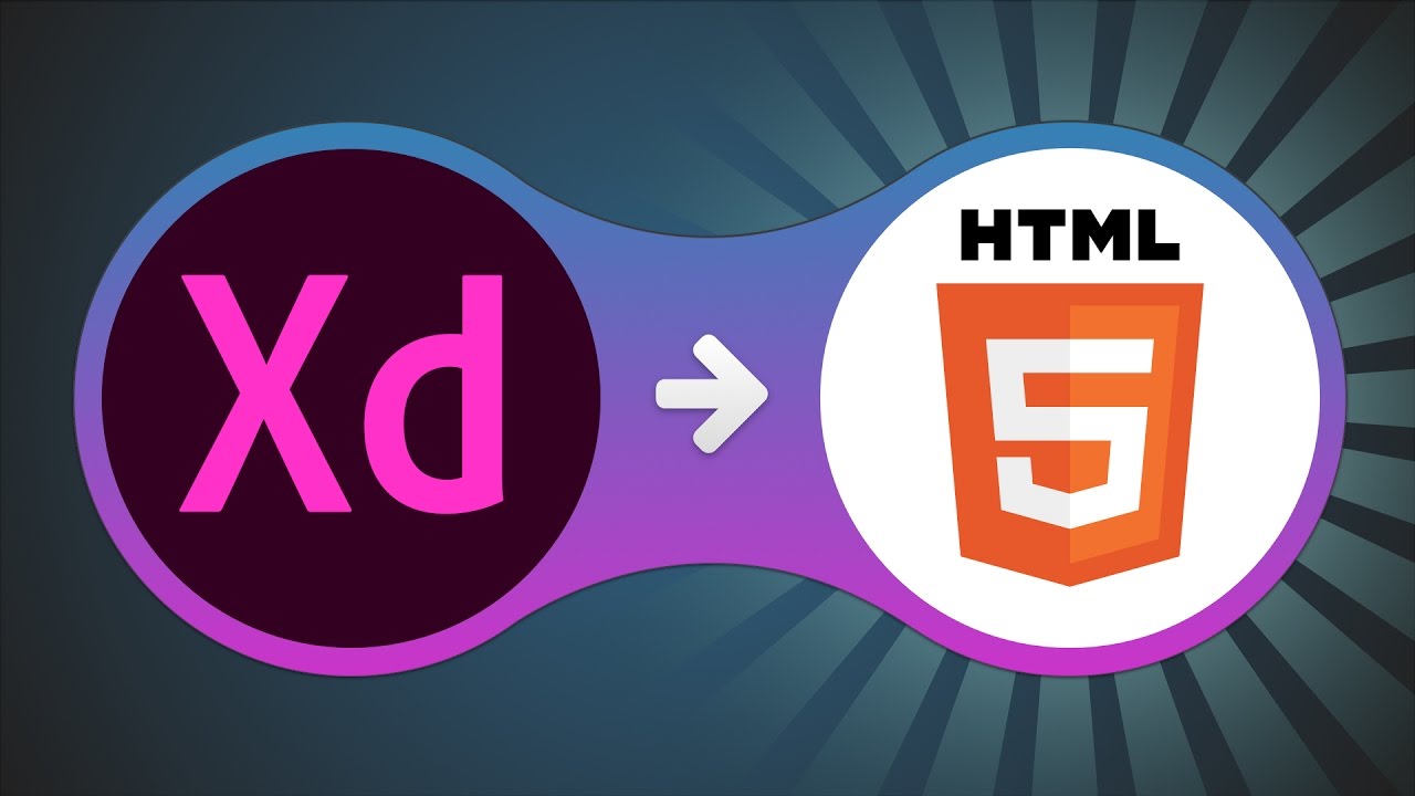 how to manually convert adobe xd design to html youtube