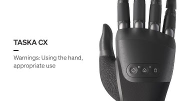 TASKA CX - Warnings: Using the hand, appropriate use
