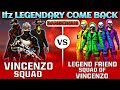 SERIOUS VINCENZO VS VINCENZO'S PRO FRIENDS SQUAD Clash Squad Custom Match || ONE TAP HEADSHOT