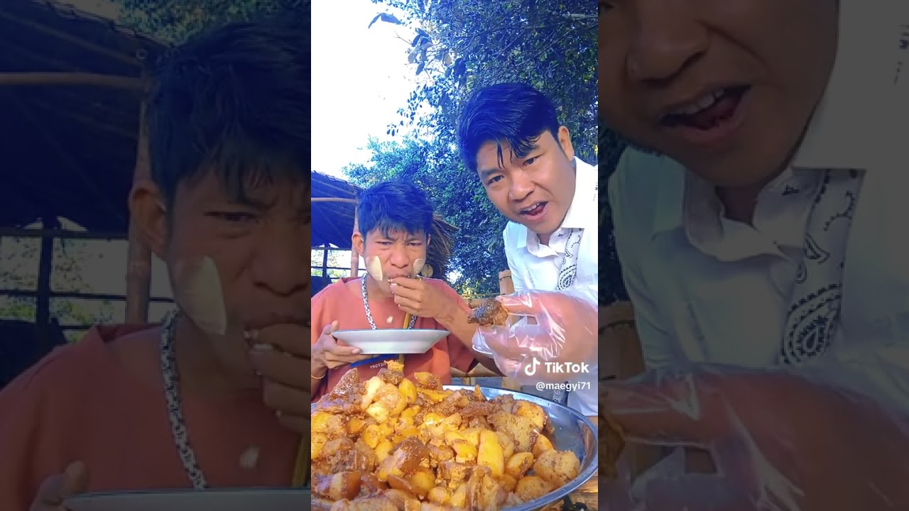 သရဲပူးပီ ထမင်းစားရင်း