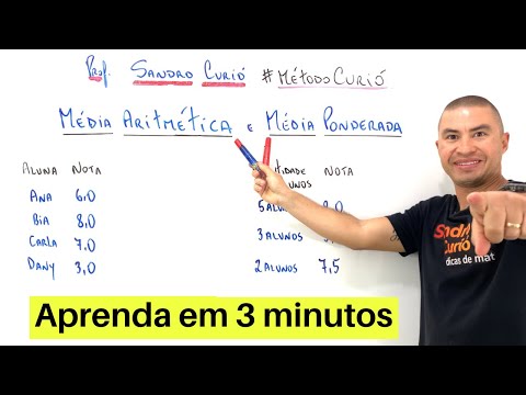 Vídeo: A média ponderada - o que é e como calculá-la?