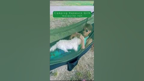 Camping Hammock With Mosquito Net