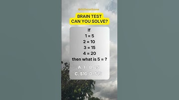 Brain TEST | Can you solve #shorts #riddlemathzone #maths