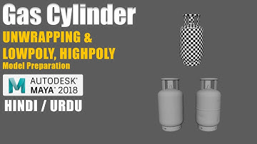 #GasCylinder Unwrapping in Maya l Part-2 l #MayaModellingTutorials