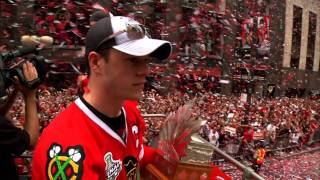 Blackhawks Bring Stanley Cup To Chicago, Have Parade!