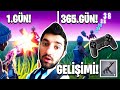 PS4 Pro Oyuncusunun 365 Günlük Gelişimi ! Adam Efsane Gelişmiş Türkçe Fortnite