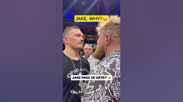 Jake Paul and Usik face to face after the fight Usik vs Dubois 2