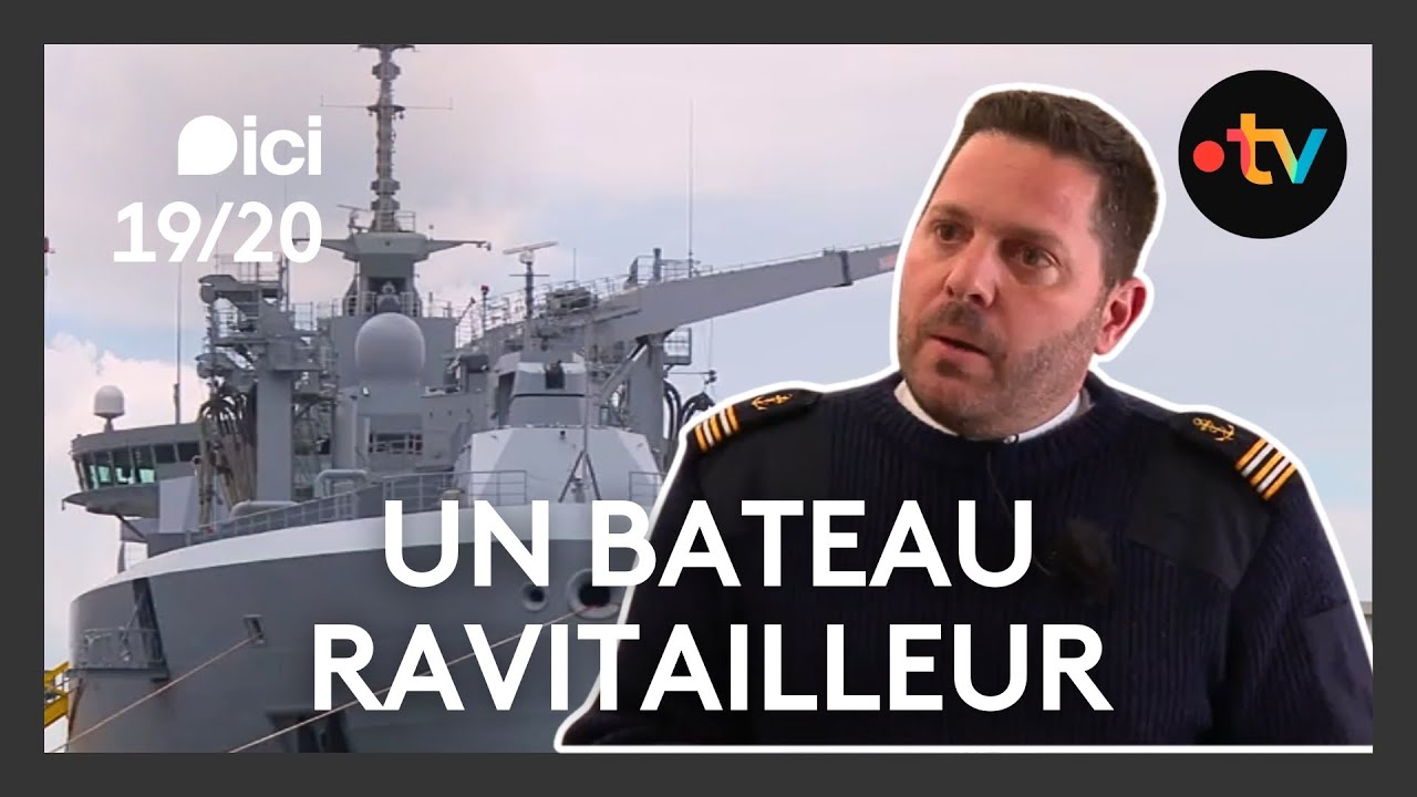 ⛵ Un bateau ravitailleur de l'armée en construction à Saint-Nazaire