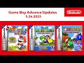 Game boy advance  may 2023 game updates  nintendo switch online  expansion pack