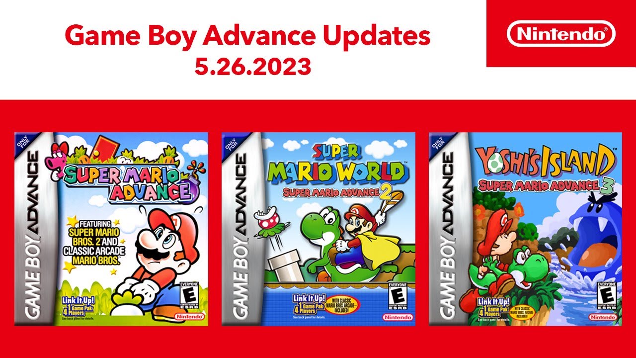 Game Boy Advance – May 2023 Game Updates – Nintendo Switch Online + Expansion Pack
