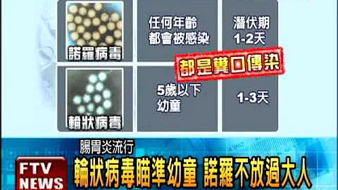 輪狀+諾羅雙病毒 腸胃炎流行－民視新聞 - 天天要聞