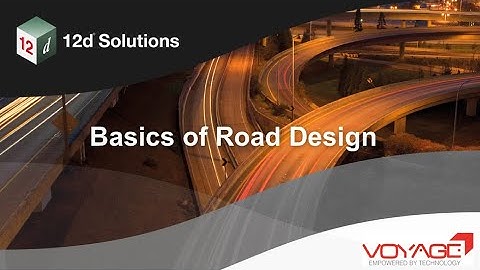 12d Model - Basics of Road Design : Graphical User Interface (Hindi Version)