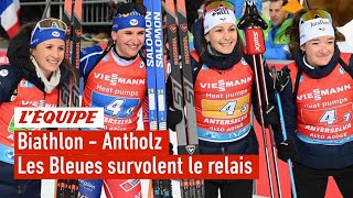 Biathlon 2023 - Impériales, les Bleues dominent le relais d'Antholz-Anterselva