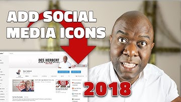 How To Add Social Media Links To Your YouTube Banner 2018 [UPDATED]