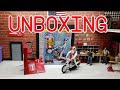 Evel Knievel stunt cycle unboxing and demo