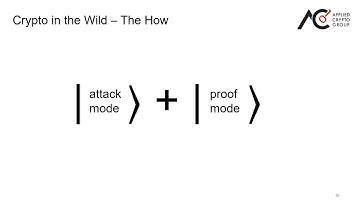 Invited talk I by Kenny Paterson (Eurocrypt 2024)