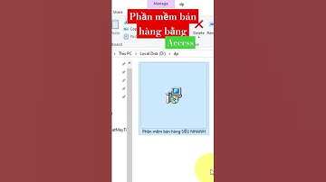 phần mềm bán hàng ứng dụng AI bằng Access