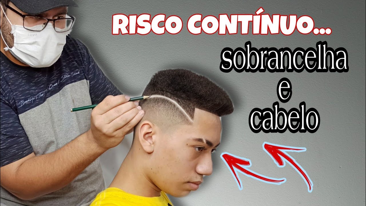 PASSO A PASSO - Como fazer risco no cabelo! #cortedecabelo