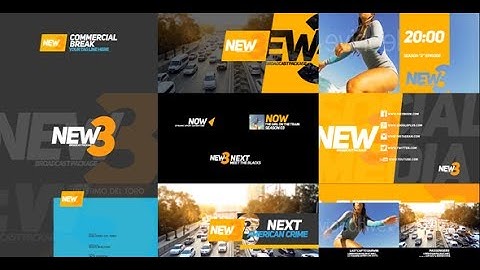 After Effects Template: Broadcast Pack
