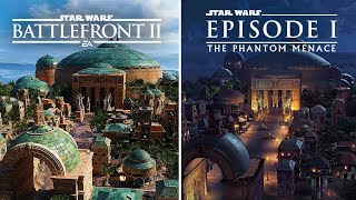 Star Wars Battlefront II: Naboo Theed - Game and Movies comparison by Rollokster 60,978 views 6 years ago 4 minutes, 34 seconds