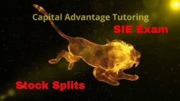 SIE Exam Prep Free (Stock Splits ) #stocks #series7exam