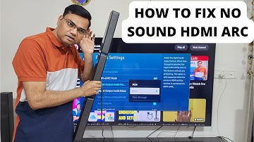 (Hindi) How to fix no sound from soundbar using hdmi arc | How to fix soundbar with no sound