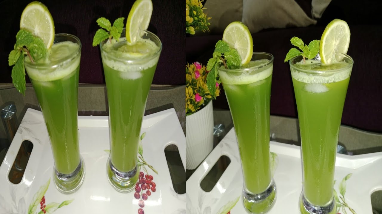 Mint Lime Juice Recipe Mint Lemonade It's Juhi YouTube