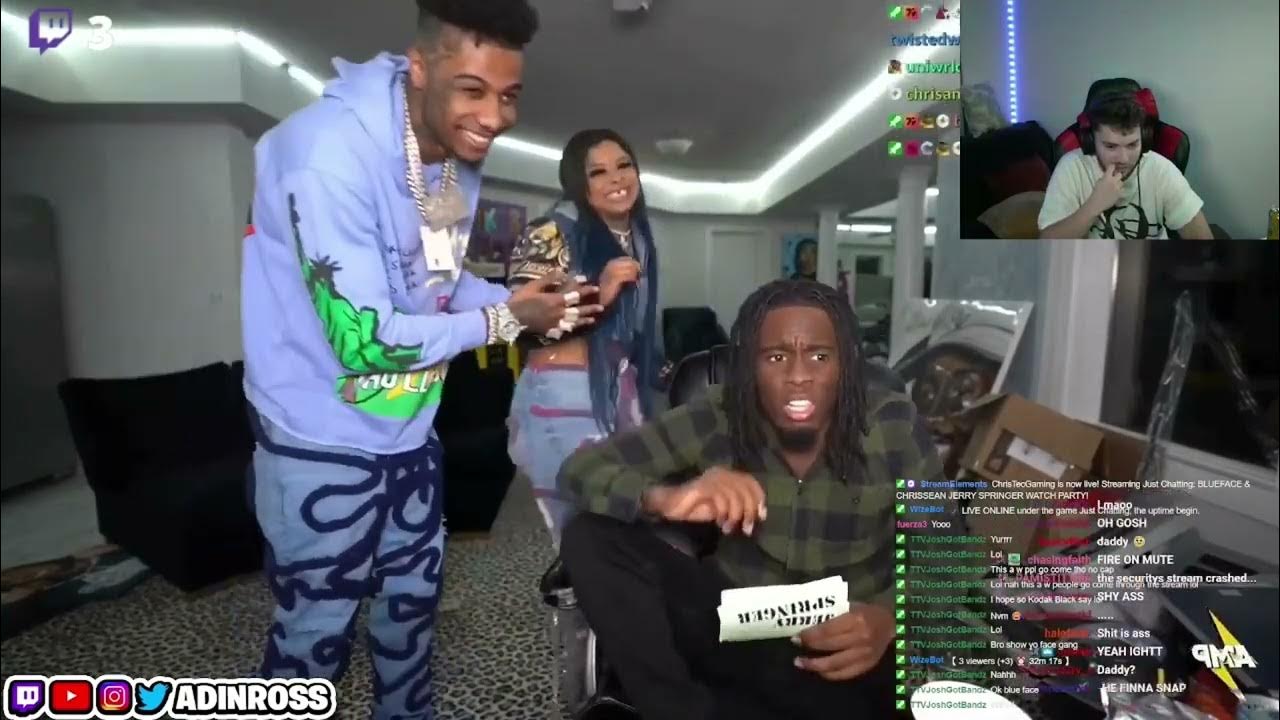 Blue face wit chrisean rock free styling wit amp kai cenat YouTube