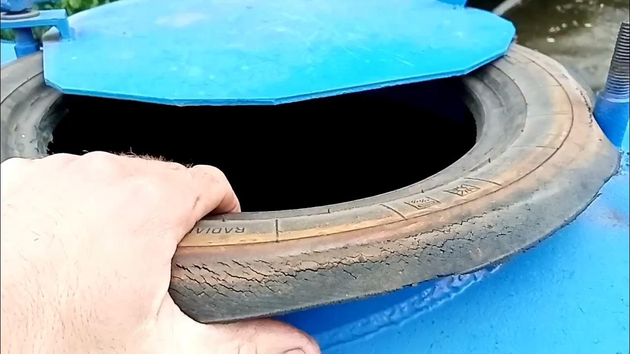 Самодельная бочка с насосом для воды к самодельному трактору. - YouTube
