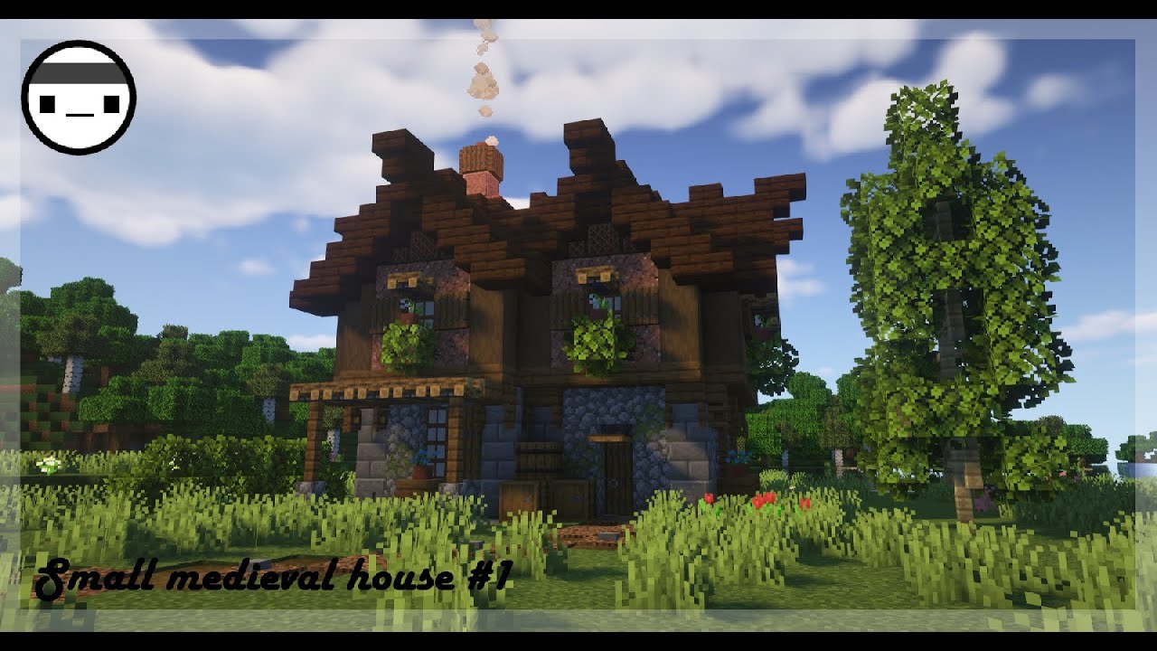 Minecraft MEDIEVAL House TUTORIAL #1 | World Download - YouTube