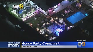 LAPD Responds To Report Of Party At Sherman Oaks Home