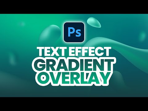 How To Do Gradient Overlay in Photoshop (Text Effect)