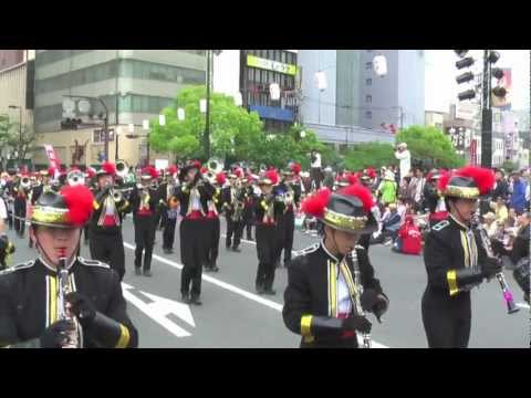 2011 大濠高校 マーチング 博多どんたくパレード